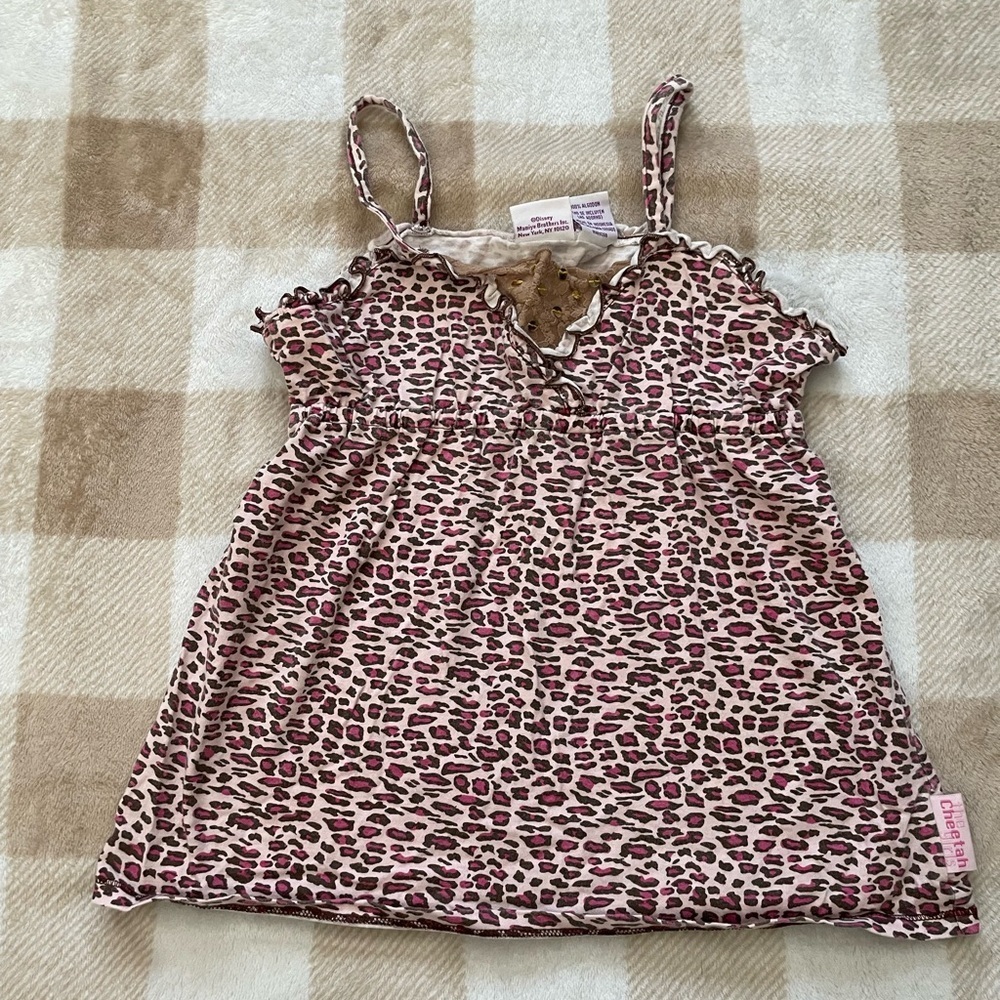 Disney Pink Leopard Print Camisole Cheetah Girls size medium